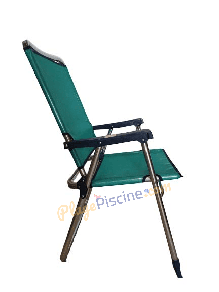 KOS Chaise pliante naturel H 86 x Larg. 37 x P 54 cm